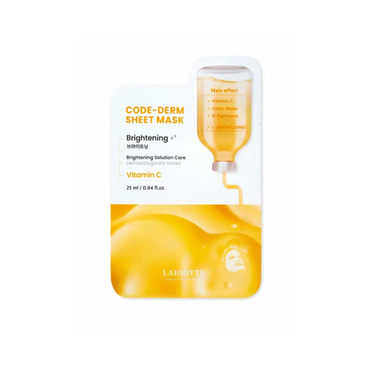LABIOTTE - Code-derm Sheet Mask VITAMINA C