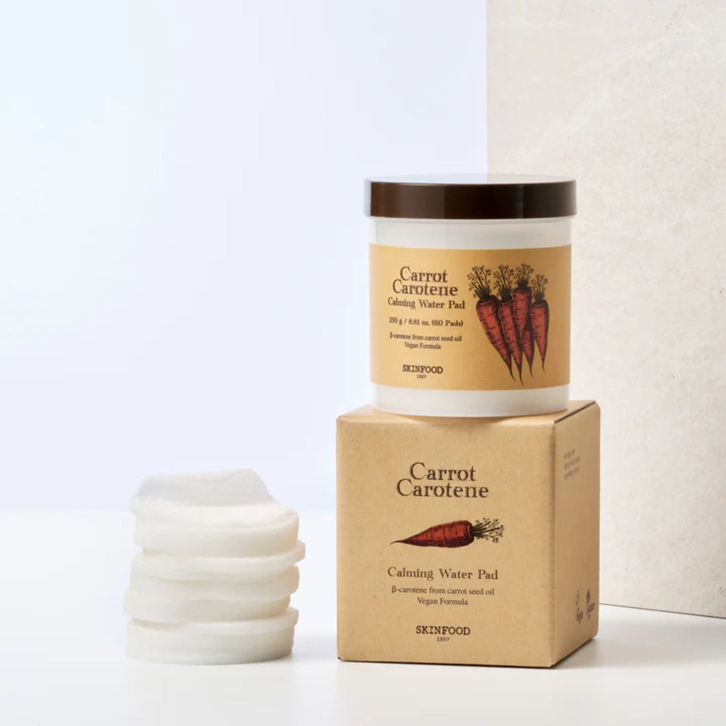 Skinfood Carrot Carotene - Calming Water Pad 60 pz